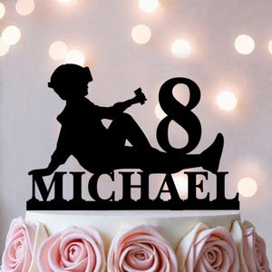 Video Game Birthday Cake Topper, Vr Gamer Decoration