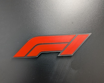 3D Printed Racing Logo Magnet | Custom Grand Prix Fan Refrigerator Magnet | Open Wheel Motorsport Decor, Garage Toolbox Magnet