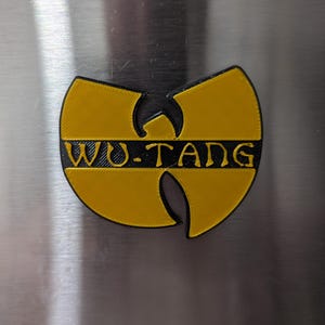 Kung Wu Rap Inspired Tang Clan Magnet for kitchen, fridge, office, toolbox, work