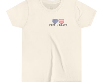 T-shirt en jersey de coton pour enfant Free + Brave July 4
