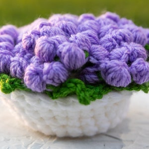 Crochet Flower Pot Coasters