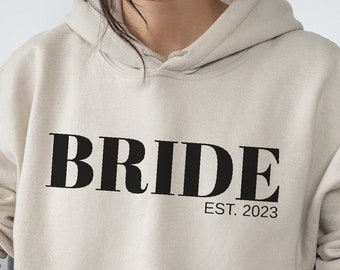 Personalisiertes Geschenk für die Braut, Braut Sweatshirt, Braut Geschenk, Verlobungsgeschenk, einzigartiges Brautpartygeschenk, zukünftige Frau Sweatshirt