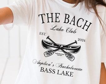 Aangepaste comfortkleuren T-shirts vrijgezellenfeest, shirts voor bruid en bruidsmeisjes