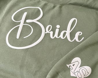 Individuell geprägte Verlobungsgeschenk Zukunft Mrs.Sweatshirt Neue Mrs.Sweatshirt Braut Sweatshirt Braut Rundhals Flitterwochen Outfit Braut-Pullover