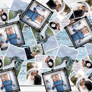 Papel de regalo personalizado con foto Papel de regalo de boda personalizado Papel de regalo para recién casados Papel de regalo de aniversario Papel de regalo de cumpleaños