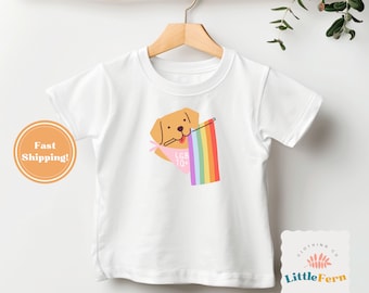 Koszulka dla malucha Pride Baby - Koszulka dla psa Pride Month Baby LGBTQIA+ - Rodzina LGBTQ - Tęczowy strój dla malucha - Koszulka dla malucha Pride - Tęczowa koszulka dla niemowląt