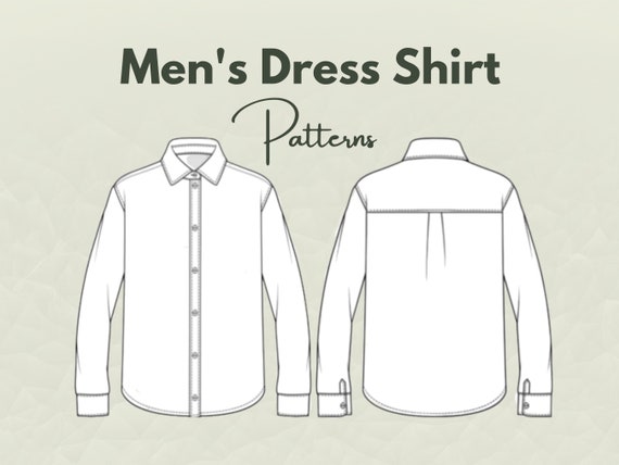Men's Dress Shirt Sewing Pattern, Polo Shirt Pattern, Dress Shirt Pattern, Sewing Pattern, Men Formal Wear, Embroidered Polo, Work Shirt - Etsy Men's Dress Shirt Sewing Pattern, Polo Shirt Pattern, Dress Shirt Pattern, Sewing Pattern, Men Formal Wear, Embroidered Polo, Work Shirt - Etsy