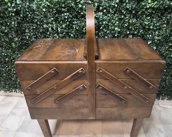 Strommen Bruk accordian sewing box