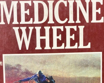 Medicine Wheel By Les Savage, Jr.... Vintage Western Book....Large Print