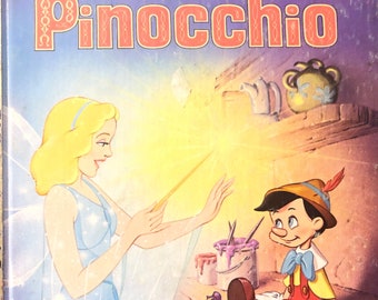 Walt Disney's Pinocchio....Vintage Children's Book...Pinocchio... Little Golden Book