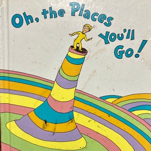Dr.Seuss "Oh The Places You'll Go.... Vintage Kinderbuch