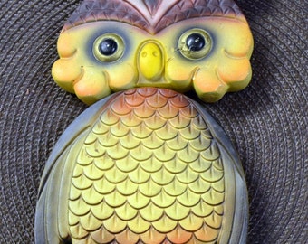 Owl Wall Hanging….Norleans Ceramic Wall Hanging Made in Japan