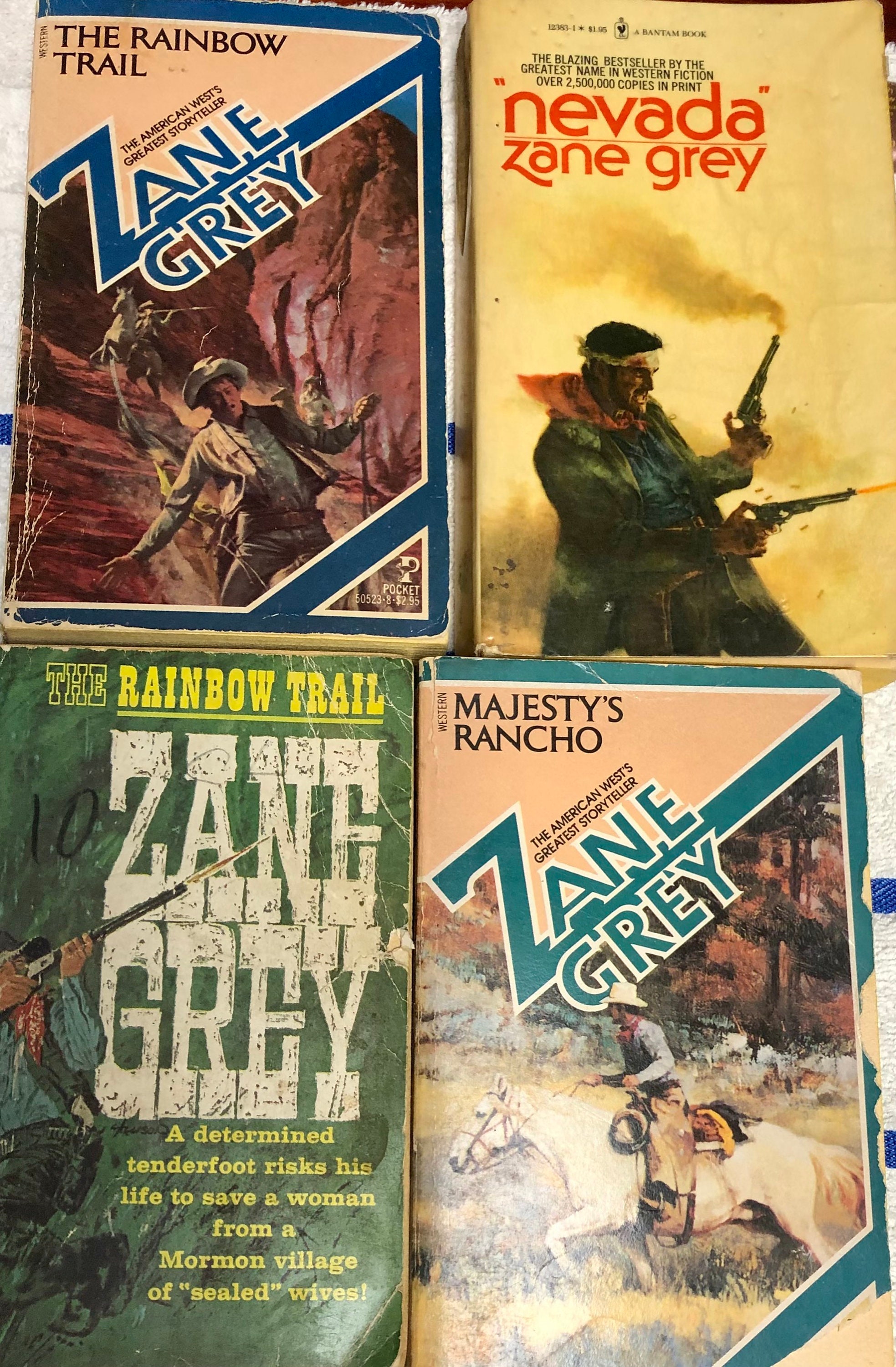 Zane Grey Books.western Books.historical Fiction.choice
