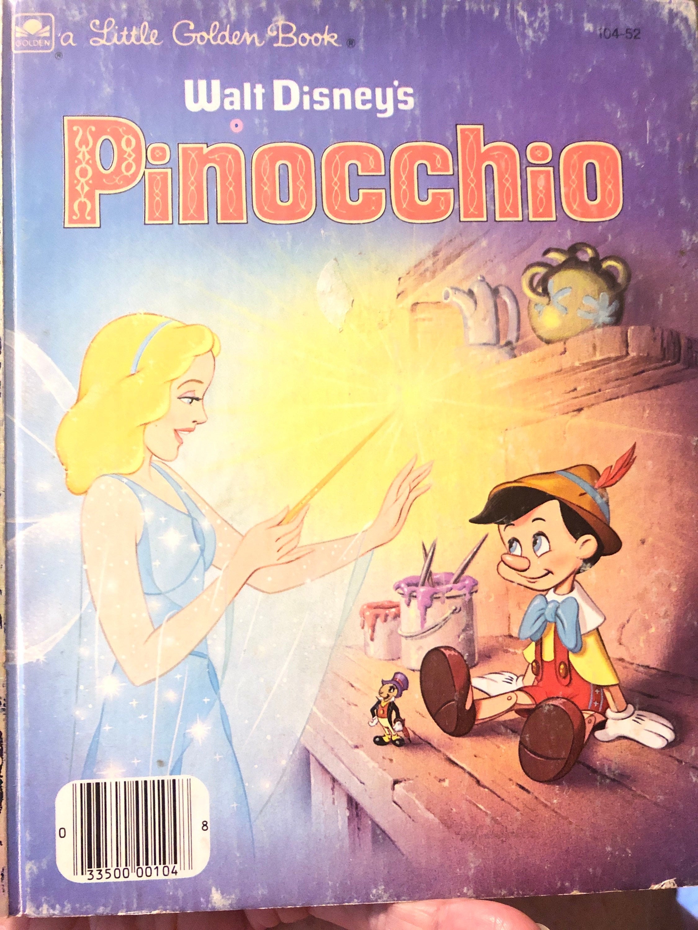 Walt Disney's Pinocchio.vintage Children's Book