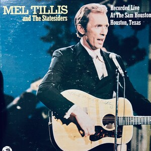 Mel Tillis and the Statesiders Vinyl LP Album..Live at Sam Houston Coliseum....MGM...SE-4788..Classic Country Vinyl...I Ain&#39;t Never