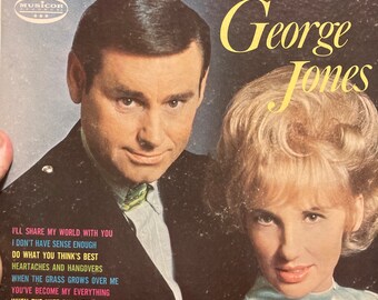 George Jones "I'll Share My World With You “ LP Album..Stereo MS 3177..Classic Country Vinyl...Vintage George Jones