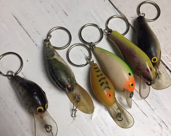 Fishing Lure Keychains ......Fishing Love...Fishermen's Gift....Gifts for Guys