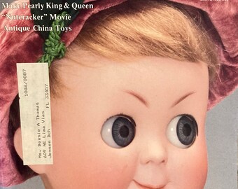 Doll Reader Magazine Back Issue ..Dec 1986/Jan 1987....Nutcracker Movie....Antique China Toys...Doll Collecting