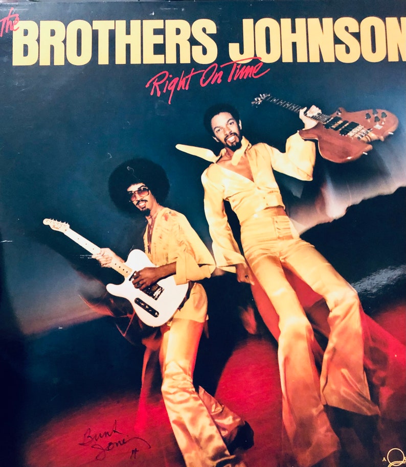 The Brothers Johnson right on Time Vinyl LP.... 1970's Soul Music