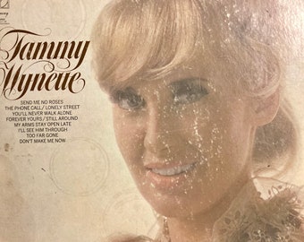 Tammy Wynette  LP Music Album....Classic Country Vinyl....Tammy Wynette...Send Me No Roses