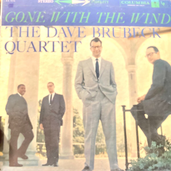 Dave Brubeck Quartet  "Gone With The Wind"...60's Jazz Music......Vinyl LP Music Album....... Music Vinyl