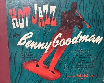 Hot Jazz by Benny Goodman....Body and Soul....After You've Gone..Gene Krupa..Teddy Wilson...Lionel Hampton...78 Shellac....1940's Music