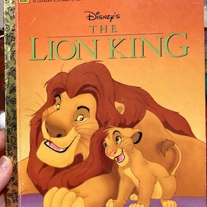 Disney&#39;s The Lion King....Little Golden Books...Movie book.... Reading for Children.......Stocking Stuffer