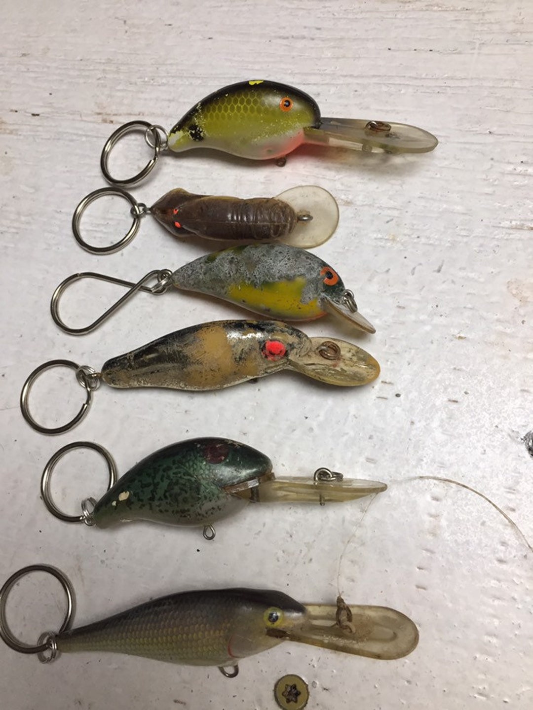 Fishing Lure Keychains.real Fishing Lures.cute Gift Idea