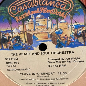 The Heart And Soul Orchestra &quot;Love in C Minor&quot;...70’s Disco Music..NBD 101....Vinyl LP Music Album....... Music Vinyl