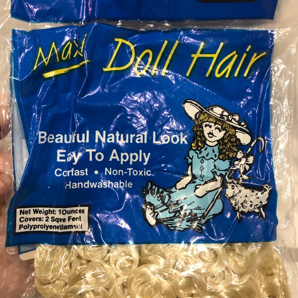 Synthetic Doll Hair Etsy