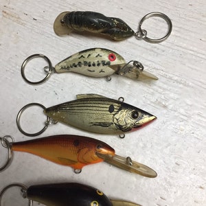 Fishing Lure Keychains- Set of 3 : : Sports & Outdoors