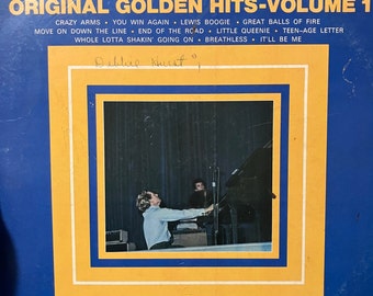 Jerry Lee Lewis “Original Golden Hits Volume 1” LP Album...Sun 102…..Classic Rockabilly Vinyl...Vintage Country...Sun Records