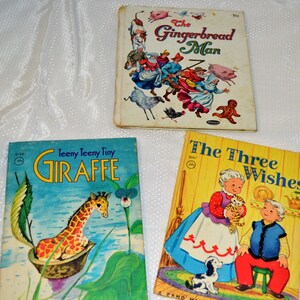 Gingerbread Man...Little China Pig....Children&#39;s Books....Vintage Children&#39;s Little Books Sets