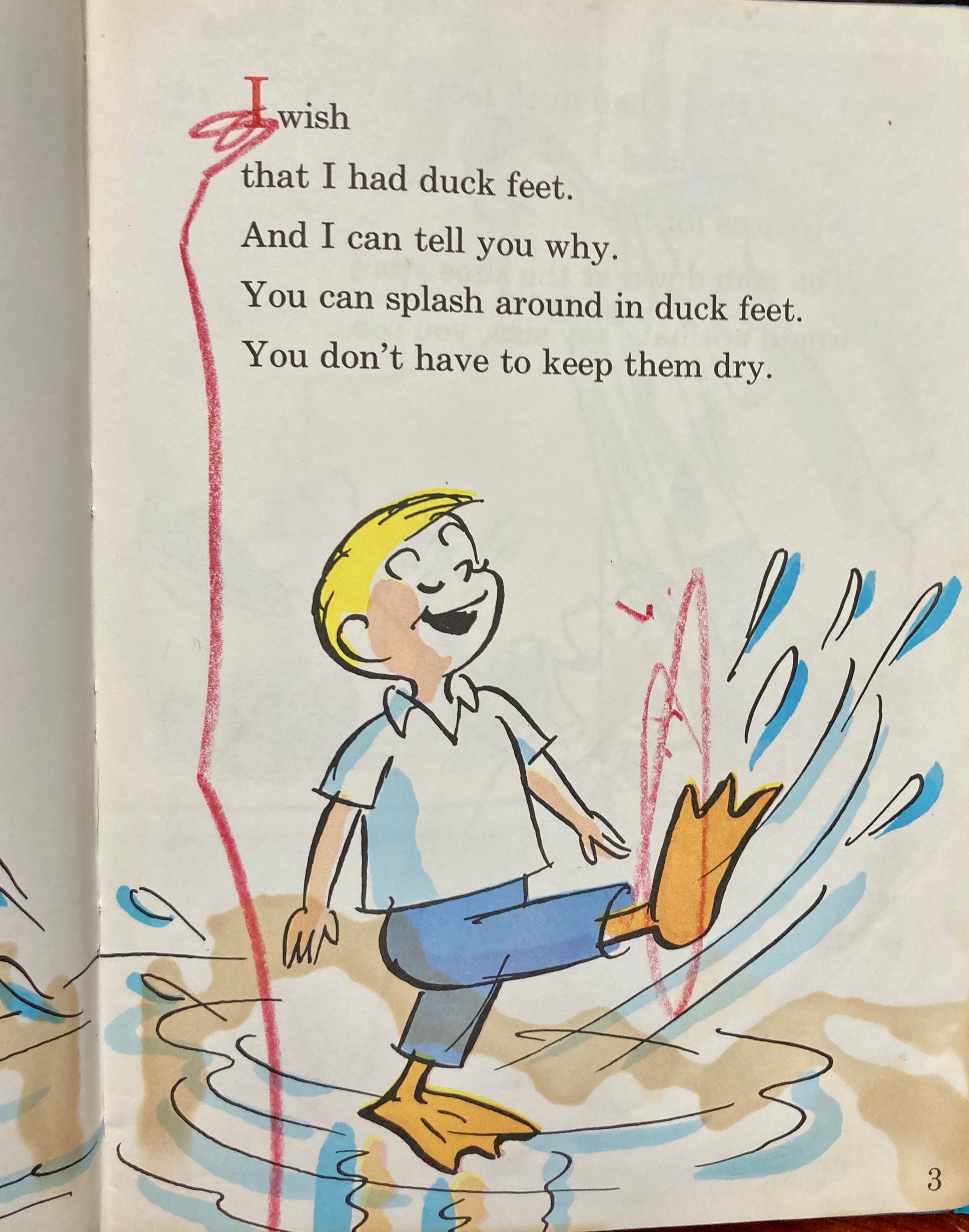 I Wish I Had Duck Feet By Dr seuss Under The Name Theo Lesieg Etsy UK