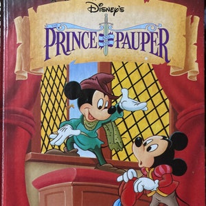 Walt Disney’s “The Prince and the Pauper” Little Golden Book..Vintage Children&#39;s Book