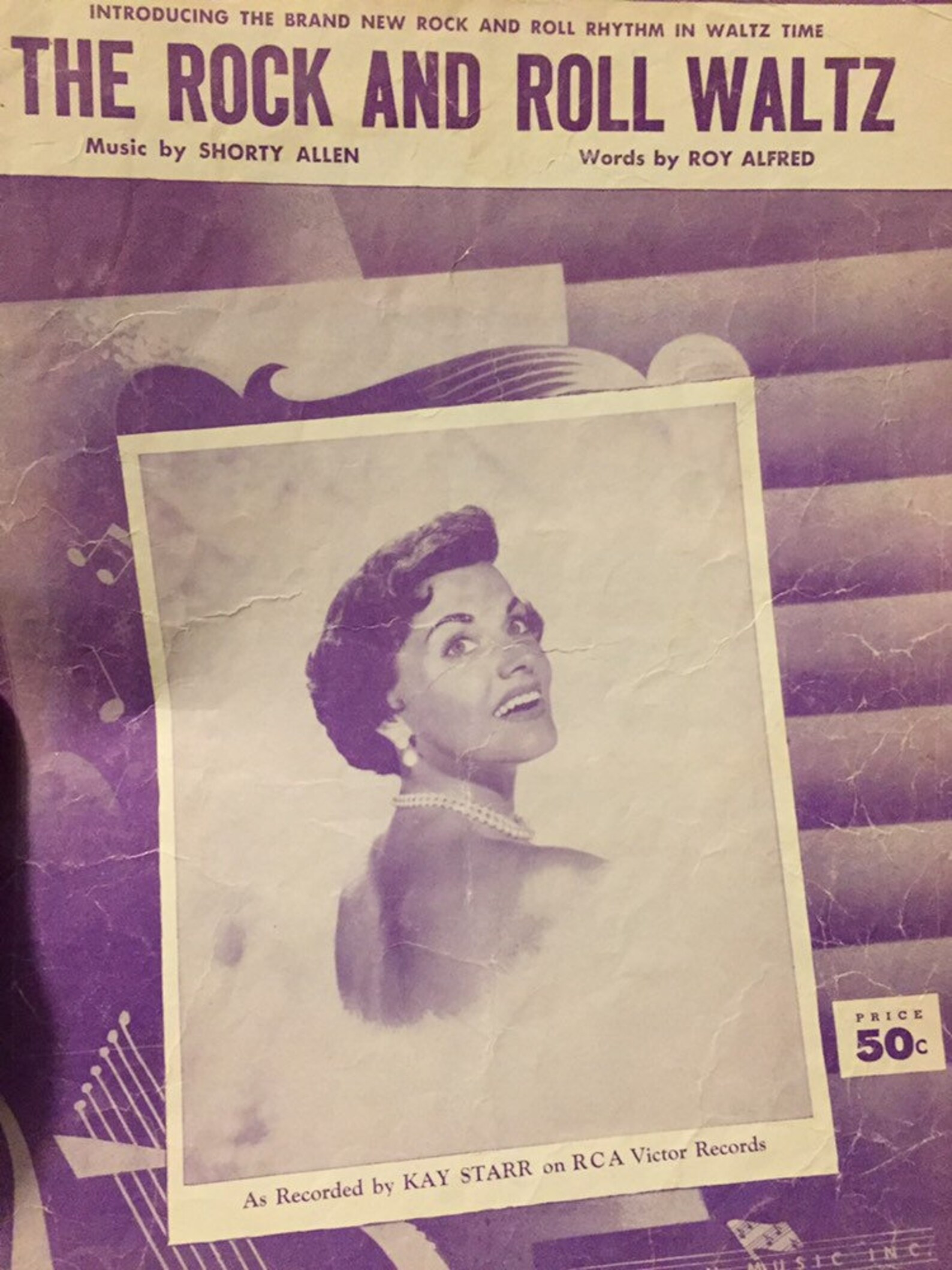 The Rock and Roll Waltz Sheet Music....1950's Music...kay Etsy The Rock and Roll Waltz Sheet Music....1950's Music...kay Etsy