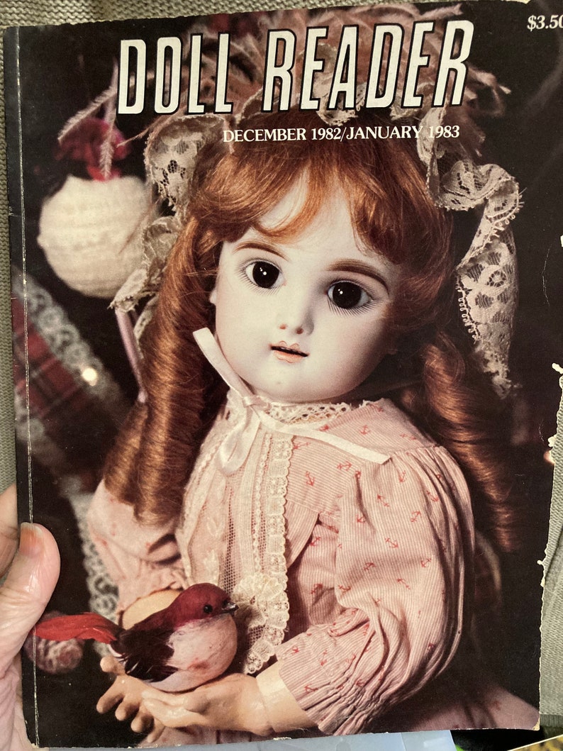 Doll Reader Magazine Back Issue...Dec 1982/Jan 1983...Doll Collecting....Clothing Patterns image 1