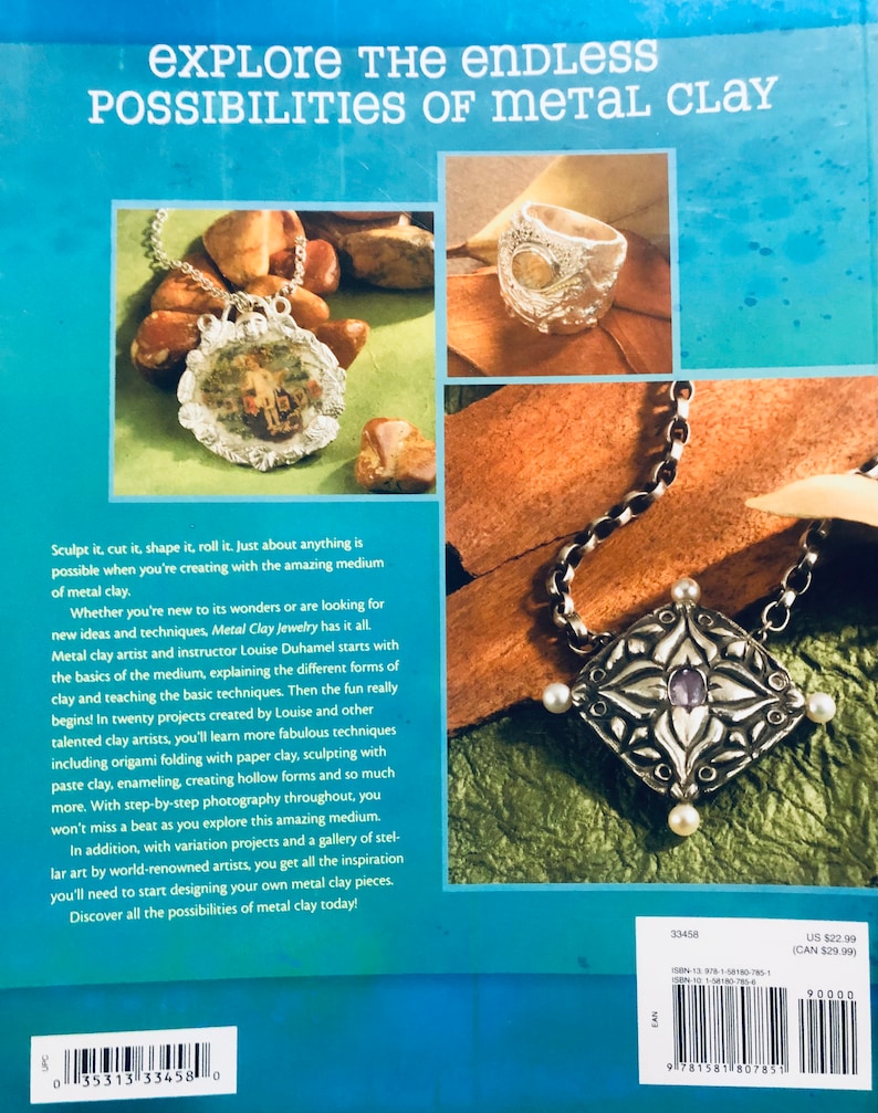 Metal Clay Jewelry..projects..techniques..inspirationlouise Etsy