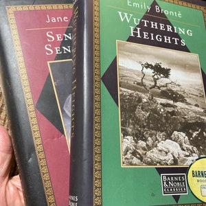 Set of Four Victorian Era Books...Count of Monte Cristo, A Tale of Two Cities, Wuthering Heights, Sense and Sensibility...Classics