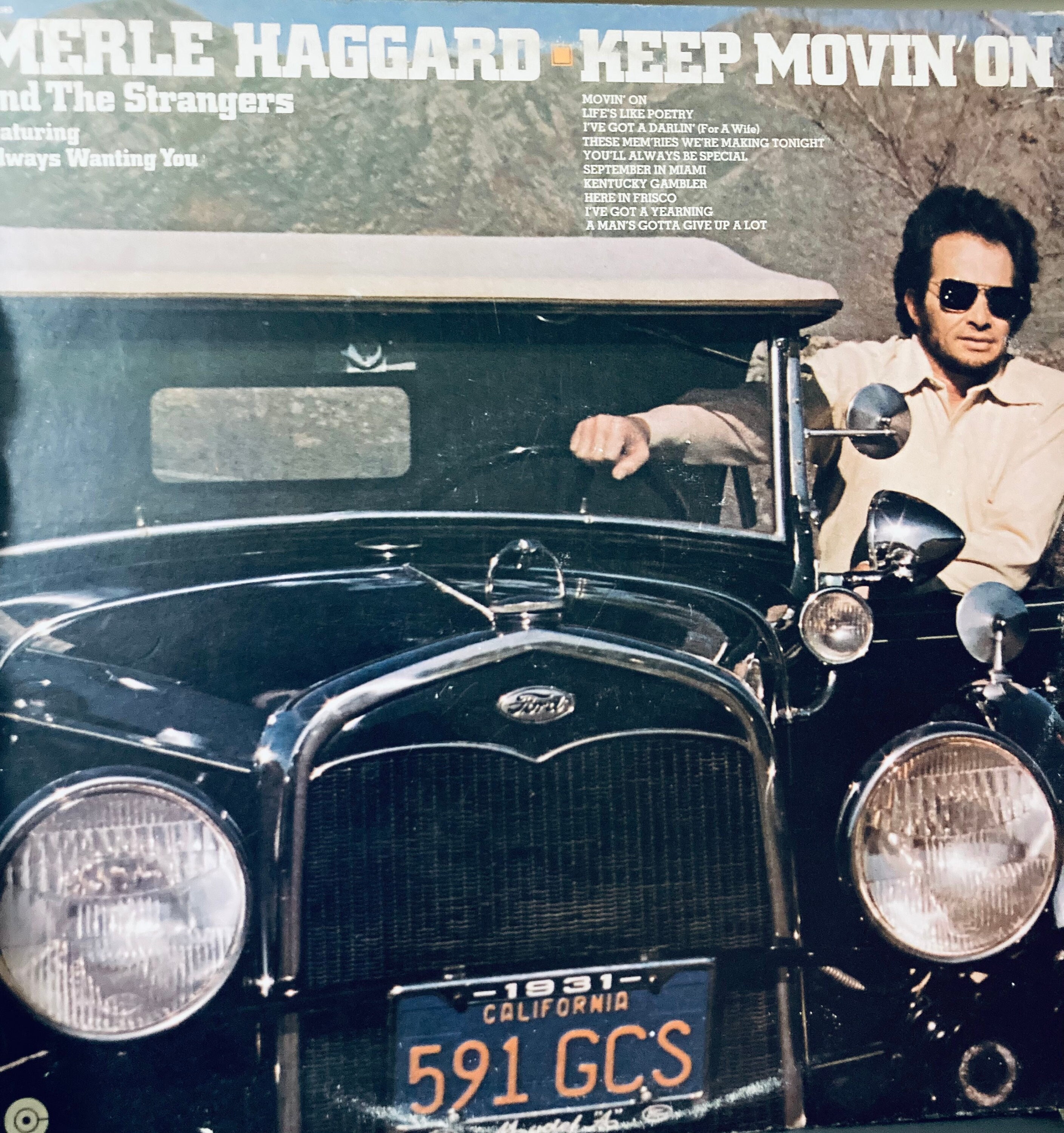Merle Haggard and the Strangers Vinyl LP Album..