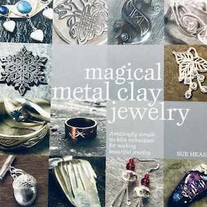Zauberhafter Metall-Schmuck aus Ton....Sue Heaser... 20 Projekte... Wie man Schmuckbuch macht