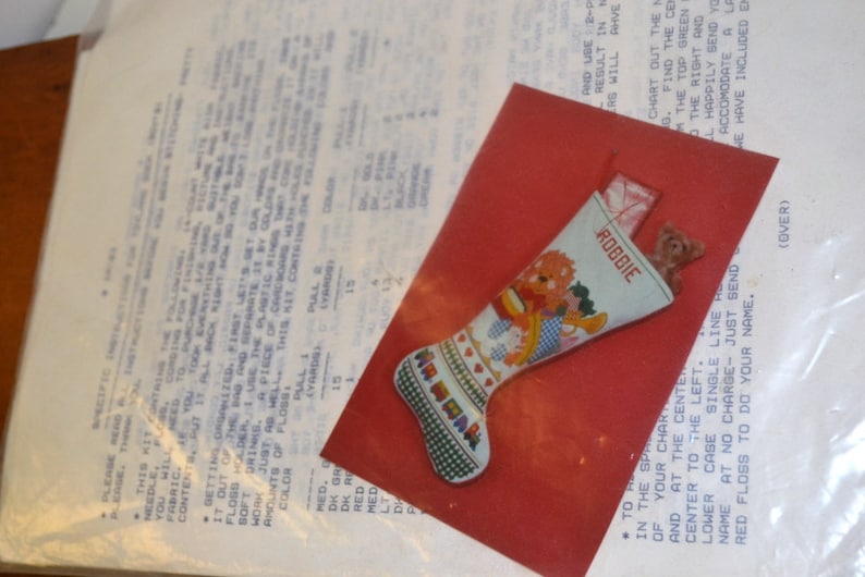 Toyland Cross Stitch Christmas Stocking.....Gift to Stitch...Counted Cross Stitch image 2