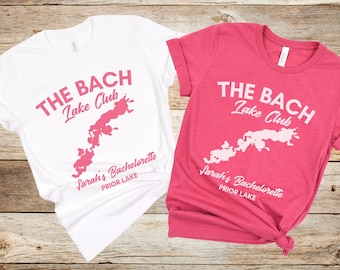 Custom Lake Bachelorette Shirts, Camp Bachelorette Party Tee, Boat Bachelorette, Lake Wife, Lake Life, Lake Bach, Bridal Party, Cabin Crew