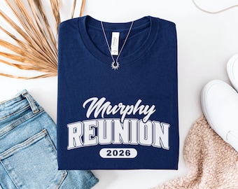 Custom Family Reunion 2026 Shirts, Personalized Family Name Tee, Custom Matching Family Shirts, Family Reunion Gifts, Custom Last Name