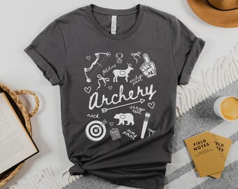 Archery Shirt, Archery Mom Tee, Archery Gift, Archery Coach Shirt, Archer Shirt, Bowhunting Shirt, Bowhunting Apparel, Archery Tee for Girls