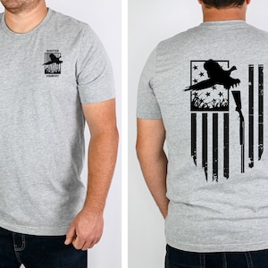 Pheasant Hunting Shirt, Hunting Apparel, Upland Hunting Shirt, Gift for Hunter, American Flag Pheasant Shirt, Hunting Season Shirt, Pheasant