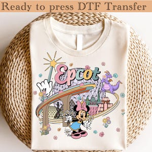 Disney Epcot Dtf Transfer, Disney Mohter's Day Dtf, Disney Epcot Micky und Freunde Shirt, Disneyland Vintage Epcot Transfer, Disneyland Ausflug