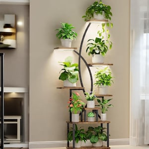 Plant Stand Indoor /Grow Light/8 Tiered