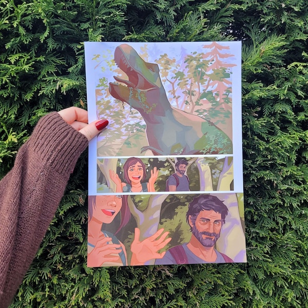 It's A Dinosaur! - The Last Of Us Part 2 Print