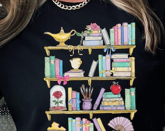Disney Princess Books Shirt, Disney Icons Tee, Belle Beauty Tshirt, Book Lover Gift, Snow White Shirt, Disney Princess Tee, Cinderella Shirt